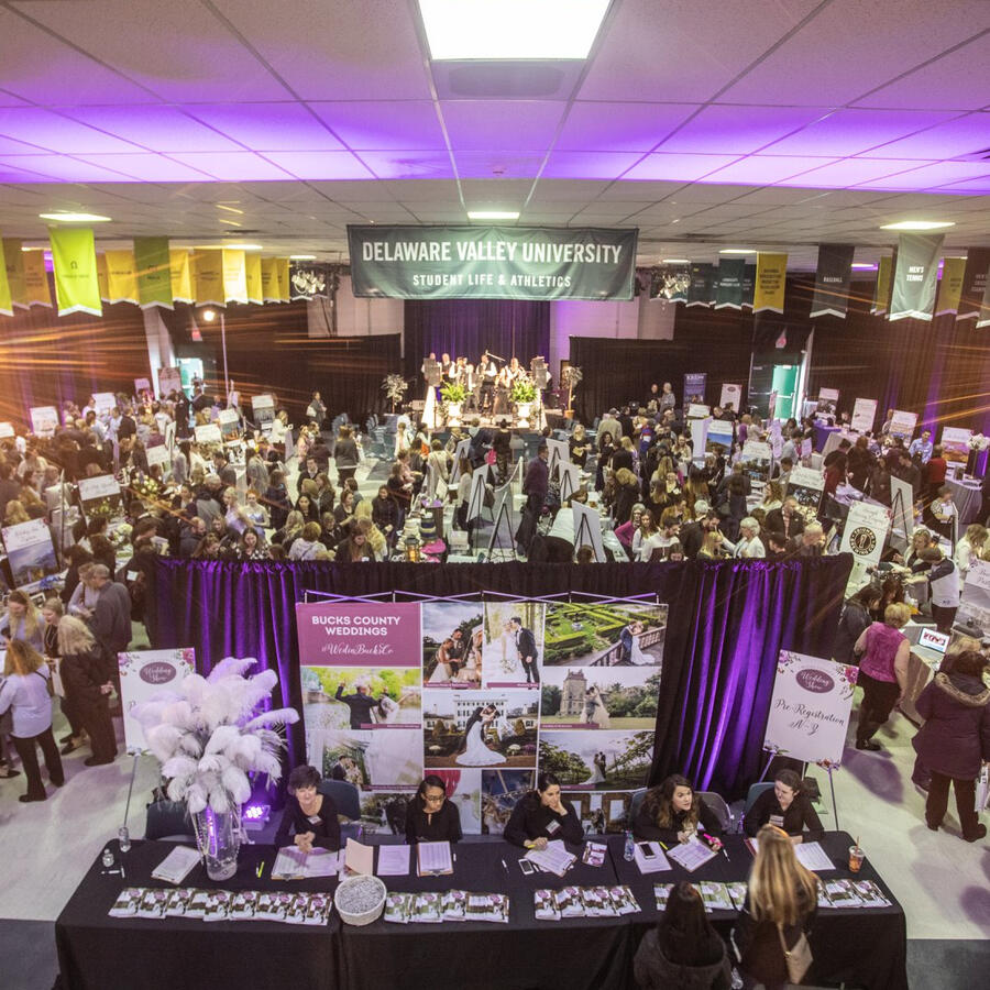 Aerial Shot of the Bucks County Wedding Show Aerial Shot of the Bucks County Wedding Show