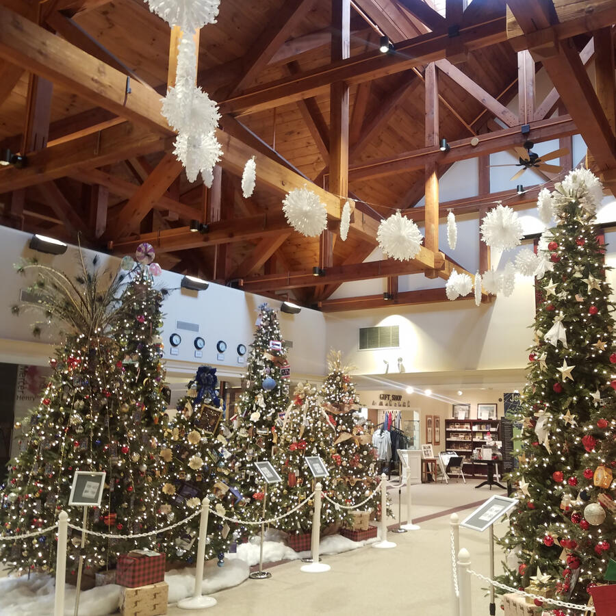 Holiday Trees Exhibit at the Bucks County Visitor's Center Holiday Trees Exhibit at the Bucks County Visitor's Center